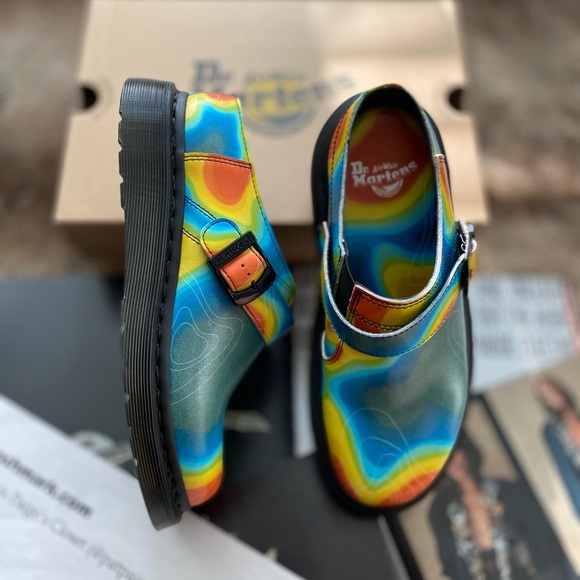 Dr. Martens Colorful Wave Mules - Picture 8 of 16
